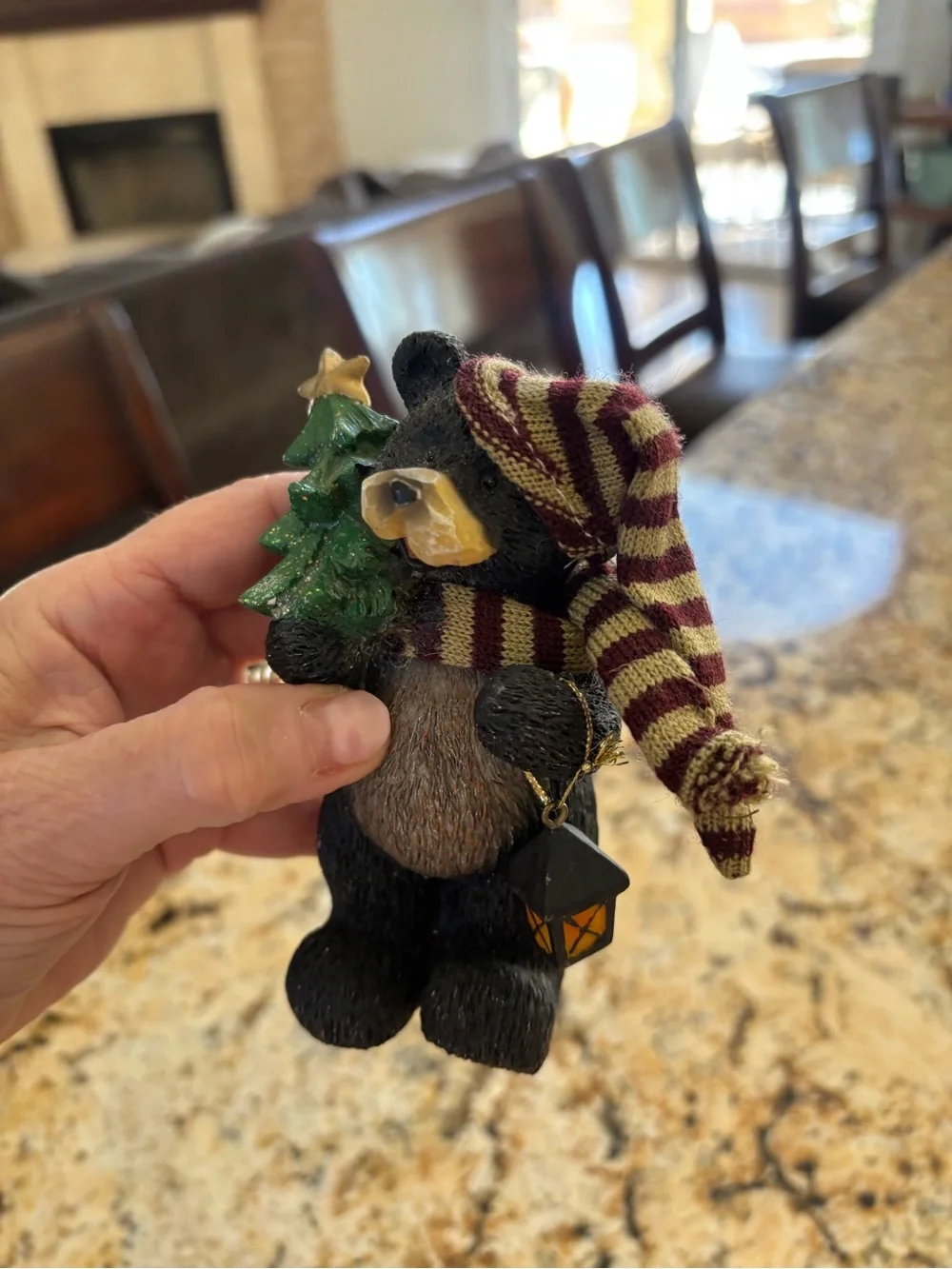 Winter Bear Figurine